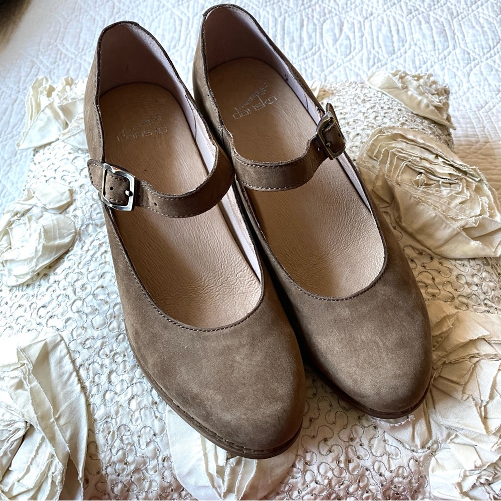 Dansko Taupe Mary Jane Heels - Picture 14 of 14